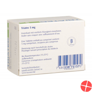 Triatec 5 Tabletten 5mg 100 Stück