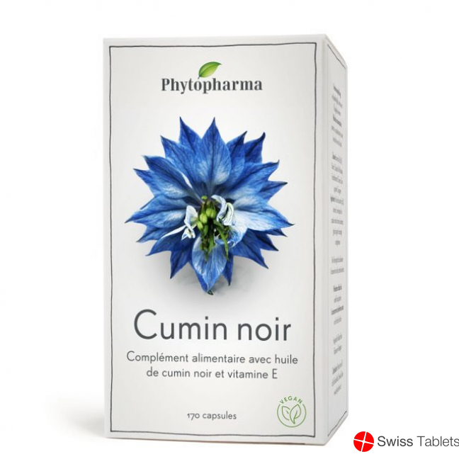 Phytopharma Schwarzkümmelöl Kapseln 500mg 170 Stück buy online
