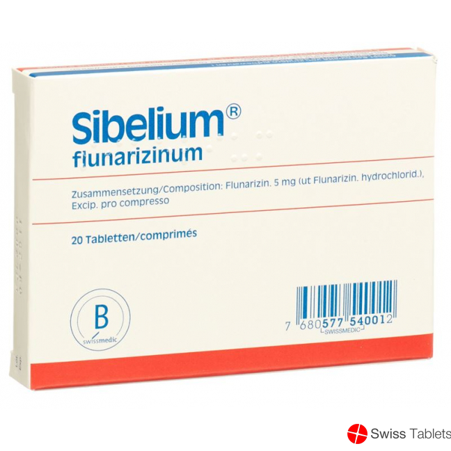 Sibelium Tabletten 5mg 20 Stück buy online
