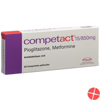 Competact Filmtabletten 15/850mg 28 Stück