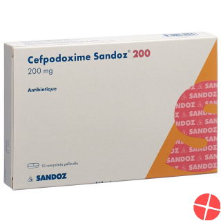 Cefpodoxim Sandoz Filmtabletten 200mg 10 Stück