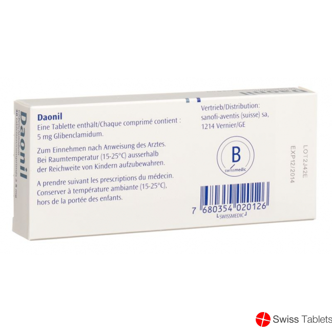 Daonil Tabletten 5mg 30 Stück buy online