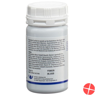 Burgerstein EyeVital capsules 100 pieces
