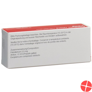 Felodipin Retard Zentiva 2.5mg 30 Stück