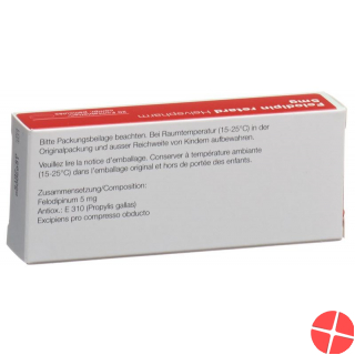 Felodipin Helvepharm Retard Filmtabletten 5mg 20 Stück