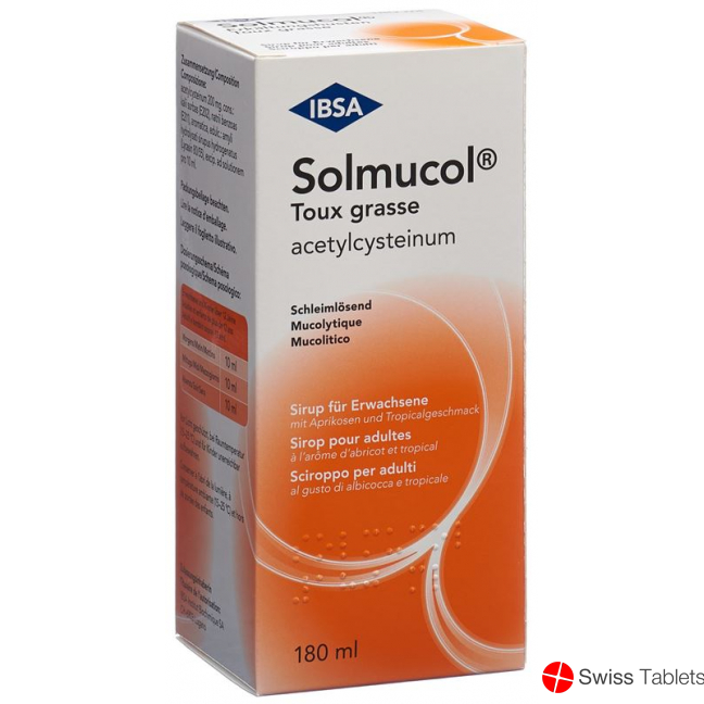 Solmucol Sirup für Erwachsene 180ml buy online