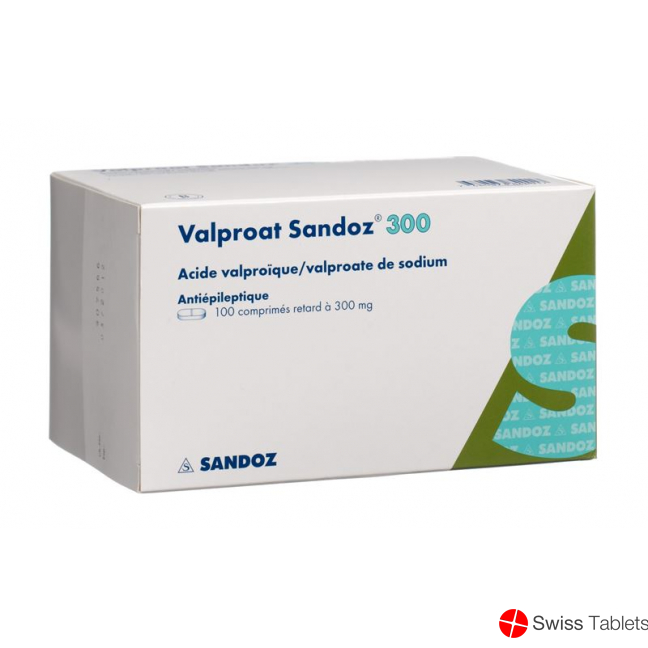 Valproat Sandoz Retard Tabletten 300mg 100 Stück buy online