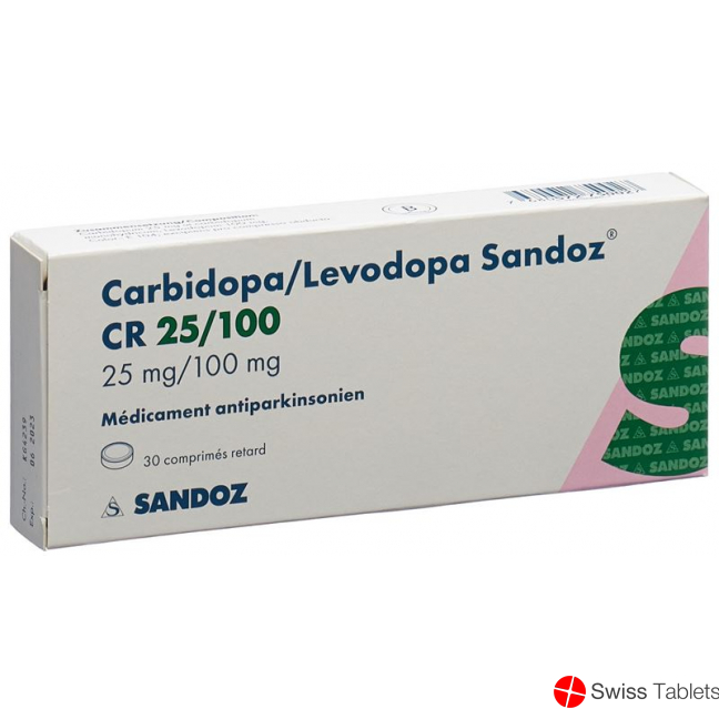 Carbidopa/levodopa Sandoz Cr Tabletten 25/100mg 30 Stück buy online