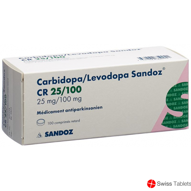 Carbidopa/levodopa Sandoz Cr Tabletten 25/100mg 100 Stück buy online