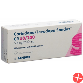 Carbidopa/levodopa Sandoz Cr Tabletten 50/200mg 30 Stück