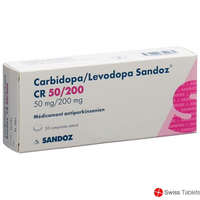 Carbidopa/levodopa Sandoz Cr Tabletten 50/200mg 30 Stück buy online