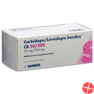 Carbidopa/levodopa Sandoz Cr Tabletten 50/200mg 100 Stück