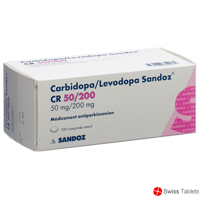 Carbidopa/levodopa Sandoz Cr Tabletten 50/200mg 100 Stück buy online