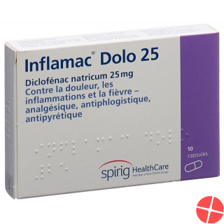 Inflamac Dolo 25mg 10 Kapseln