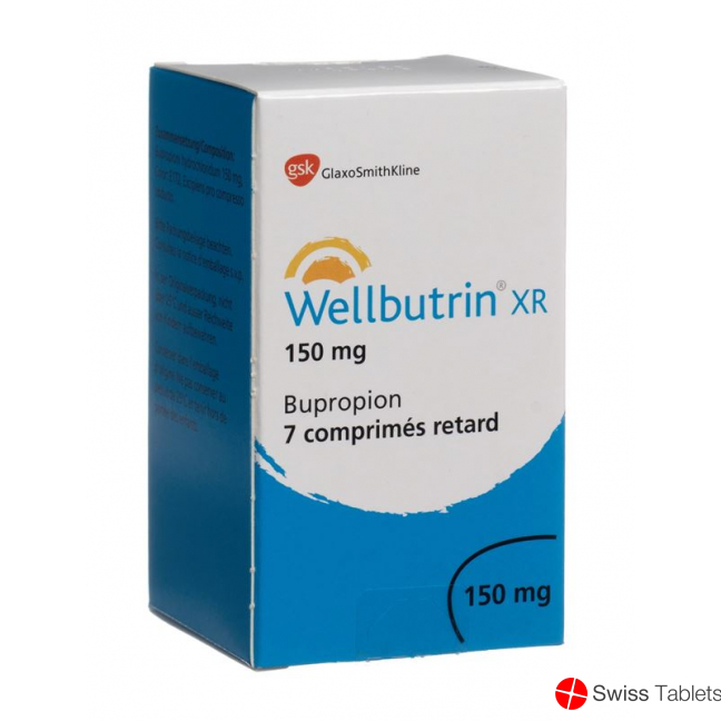 Wellbutrin XR 150mg 7 Retardtabletten buy online