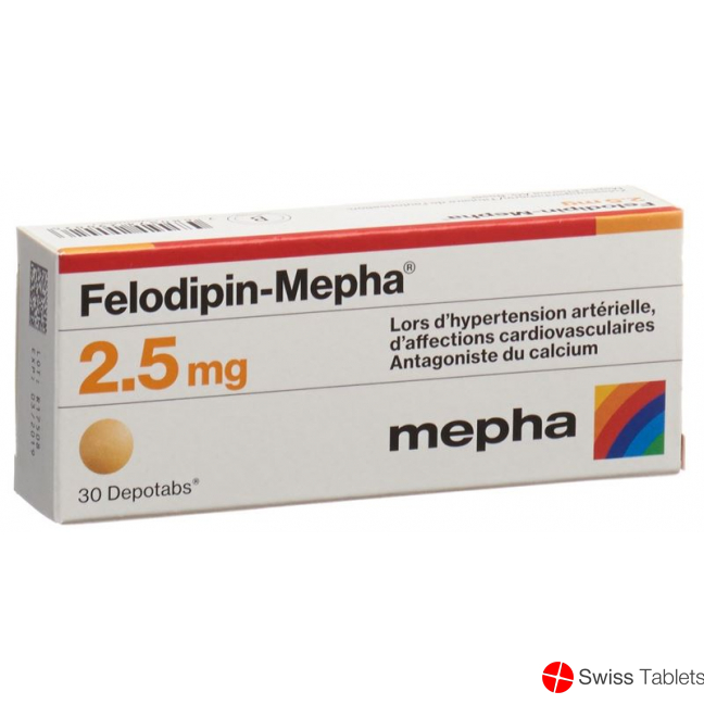 Felodipin Mepha Depotabs 2.5mg 30 Stück buy online