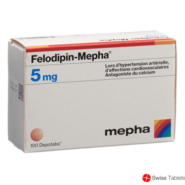 Felodipin Mepha Depotabs 5mg 100 Stück buy online