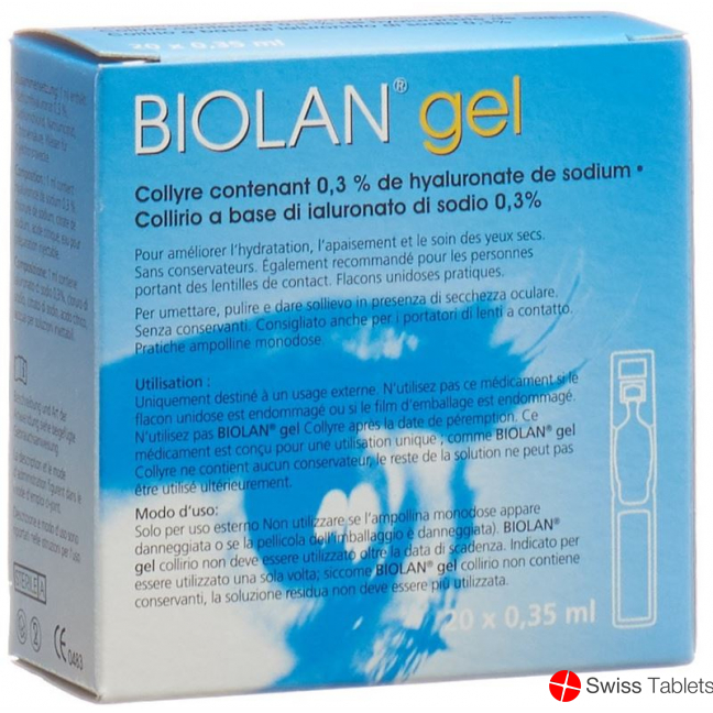 Biolan Augengel 20 Monodosis 0.35ml buy online