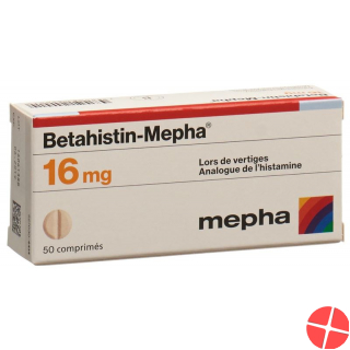Betahistin Mepha 16mg 50 Tabletten