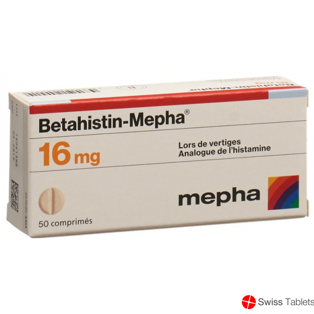 Betahistin Mepha 16mg 50 Tabletten buy online