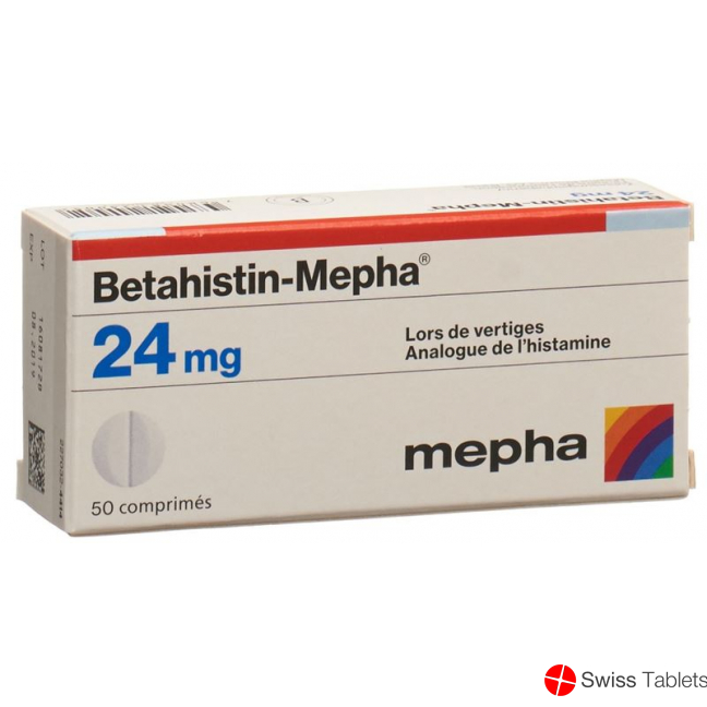 Betahistin Mepha 24mg 50 Tabletten buy online