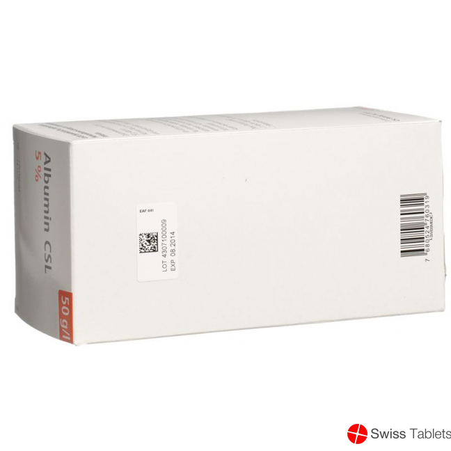 Albumin Csl Infusionslösung 5% 500ml buy online