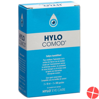 Hylo Comod Augentropfen 2 Flaschen 10ml