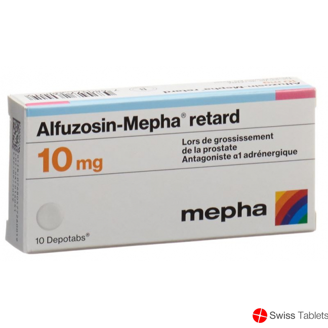 Alfuzosin Mepha 10 Retard Depotabs 10mg 10 Stück buy online