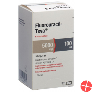 Fluorouracil Teva 5000mg/100ml Durchstechflasche 100ml