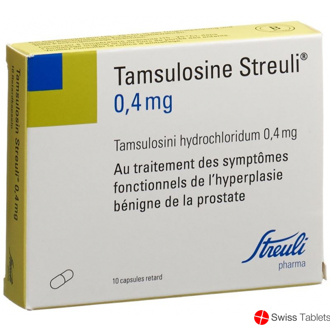 Tamsulosin Streuli Retard Kapseln 0.4mg 10 Stück buy online