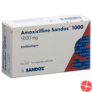 Amoxicillin Sandoz Filmtabletten 1000mg 14 Stück