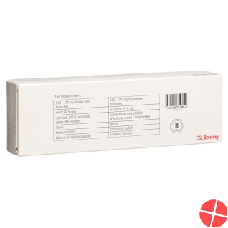 Hepatitis B Immungl Behring 1000 Ie Fertigspritze 5ml