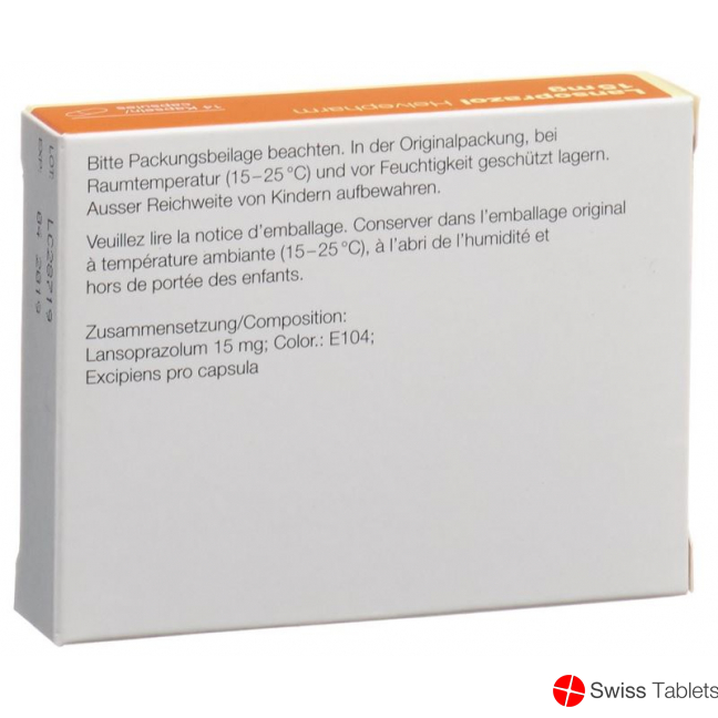Lansoprazol Helvepharm Kapseln 15mg 14 Stück buy online