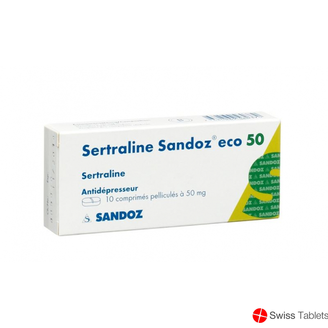 Sertralin Sandoz Eco Filmtabletten 50mg 10 Stück buy online