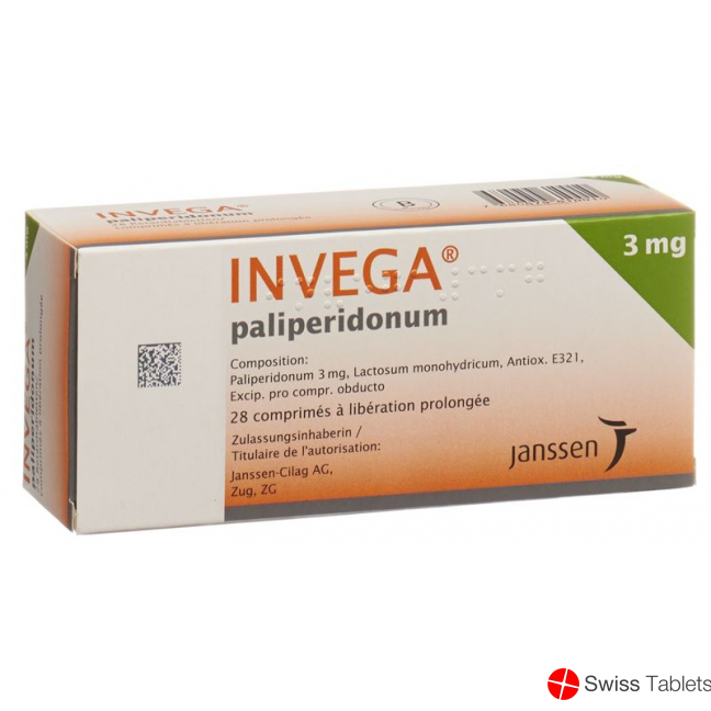 Invega Retard Tabletten 3mg 28 Stück buy online