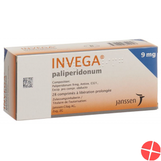 Invega Retard Tabletten 9mg 28 Stück Invega Retard Tabletten 9mg 28 Stück