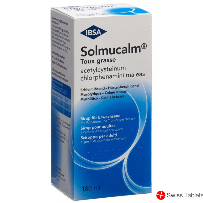 Solmucalm Erkältungshusten für Erwachsene 180ml buy online