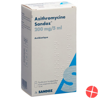 Azithromycin Sandoz Suspension 200mg/5ml 15ml