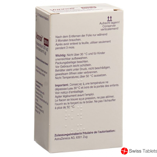 Vannair 200/6 dosing aerosol 120 doses buy online