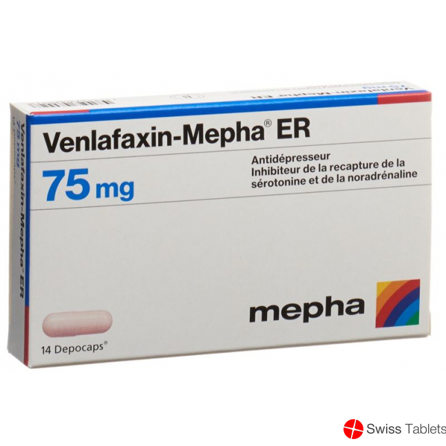 Venlafaxin Mepha ER 75 Depocaps 75mg 14 Stück buy online