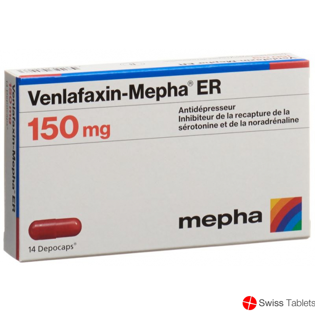 Venlafaxin Mepha ER 150 Depocaps 150mg 14 Stück buy online