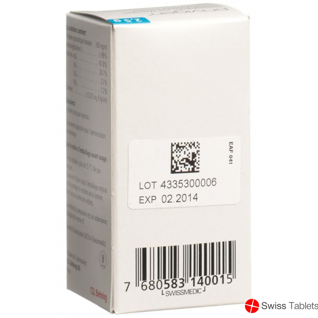 Privigen Infusionslösung 2.5g/25ml i.v. Durchstechflasche 25ml buy online