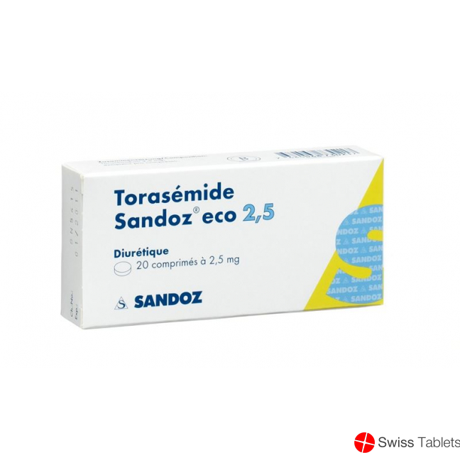 Torasemid Sandoz Eco Tabletten 2.5mg 20 Stück buy online