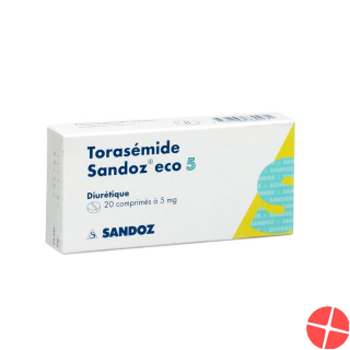 Torasemid Sandoz Eco Tabletten 5mg 20 Stück