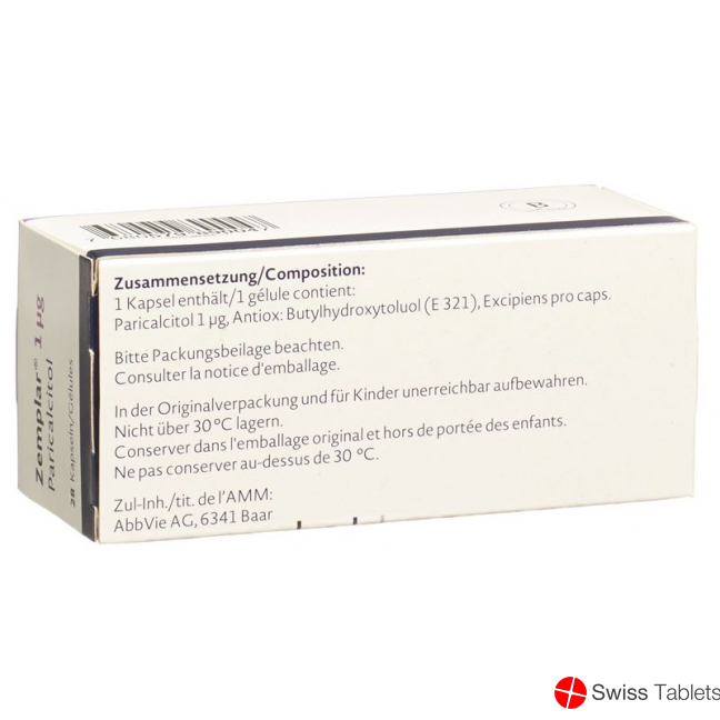 Zemplar Kapseln 1mcg 28 Stück buy online
