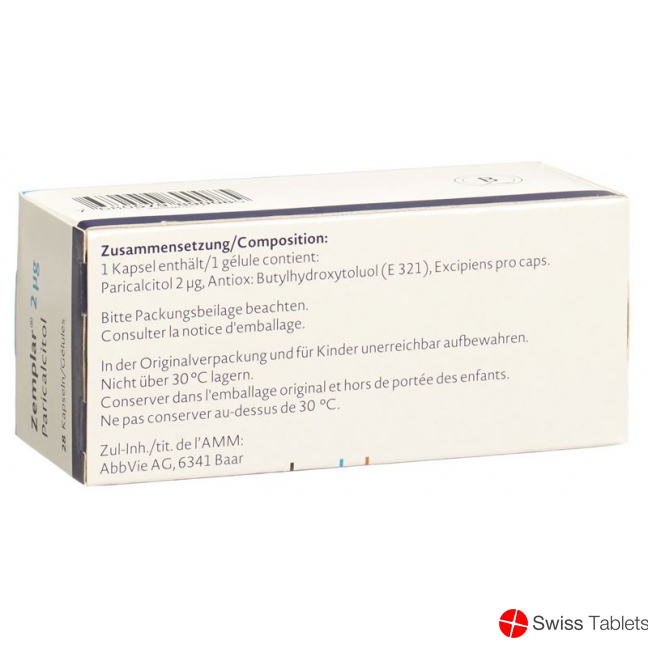 Zemplar Kapseln 2mcg 28 Stück buy online