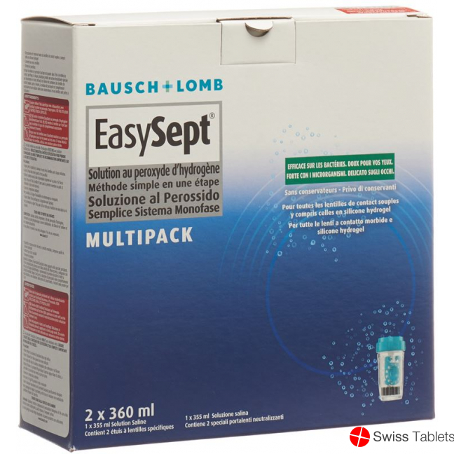 Bausch & Lomb Easysept Multipack 2x 360ml buy online