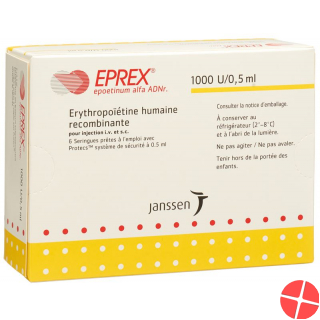 Eprex 1000 E/0.5ml (protecs) 6 Fertigspritzen 0.5ml Eprex 1000 E/0.5ml (protecs) 6 Fertigspritzen 0.5ml