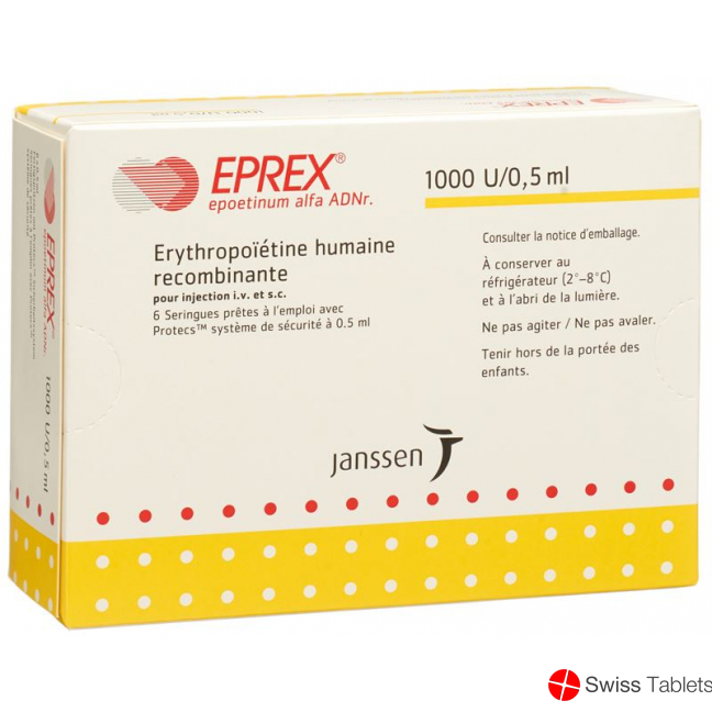 Eprex 1000 E/0.5ml (protecs) 6 Fertigspritzen 0.5ml buy online