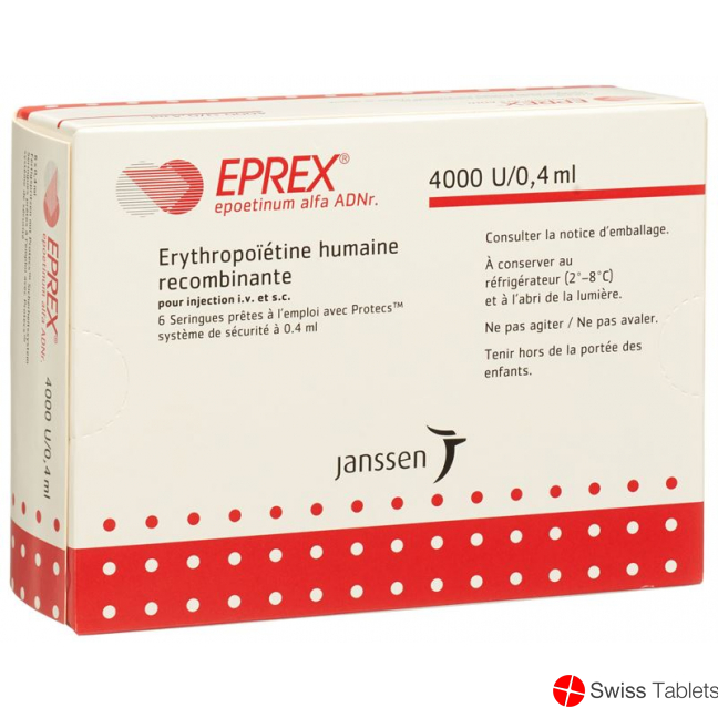 Eprex 4000 E/0.4ml (protecs) 6 Fertigspritzen 0.4ml buy online